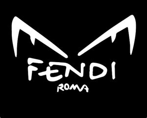 fendi black eyes monster logo vector|fendi logo download.